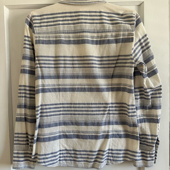 J Crew | the perfect shirt blue & white striped - Picture 2 of 3